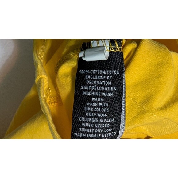 Black Pyramid Black Yellow Pullover Sweatshirt Logo Block LS Men's Small (169) - Picture 4 of 4